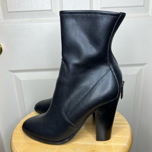 Aldo Mid Height Black heeled boots